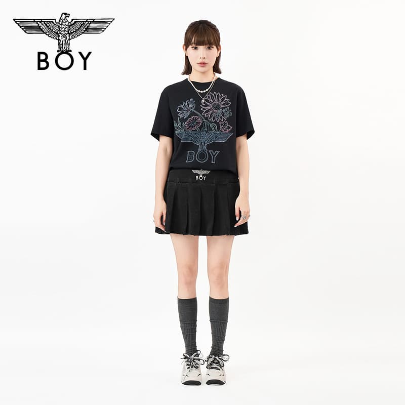 Футболка Boy London Черные Женские T-рубашки - изображение 4