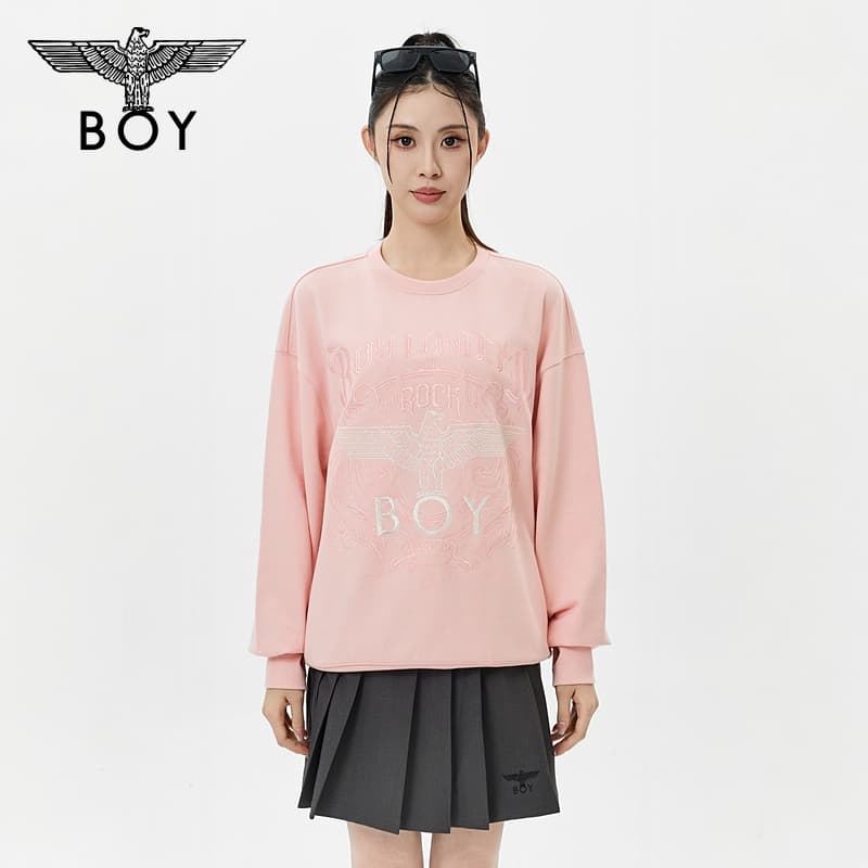 Худи Boy London Розовый Женские Толстовки - изображение 3