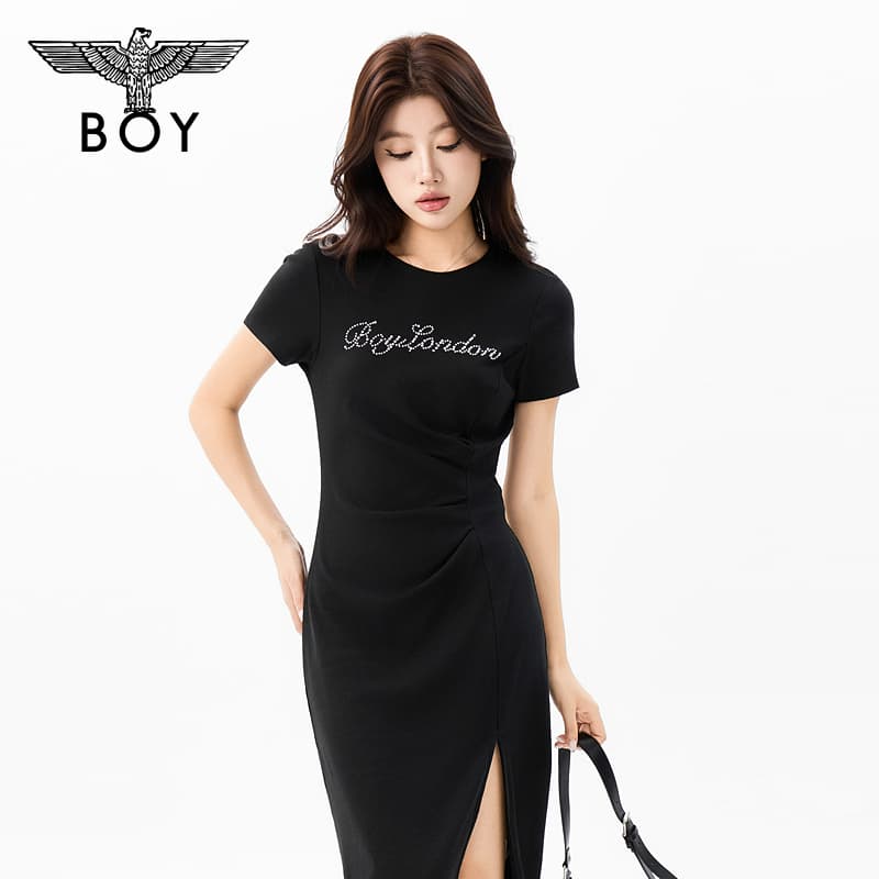 Платье BOY LONDON Короткое платье с короткими рукавами для женщин - изображение 3