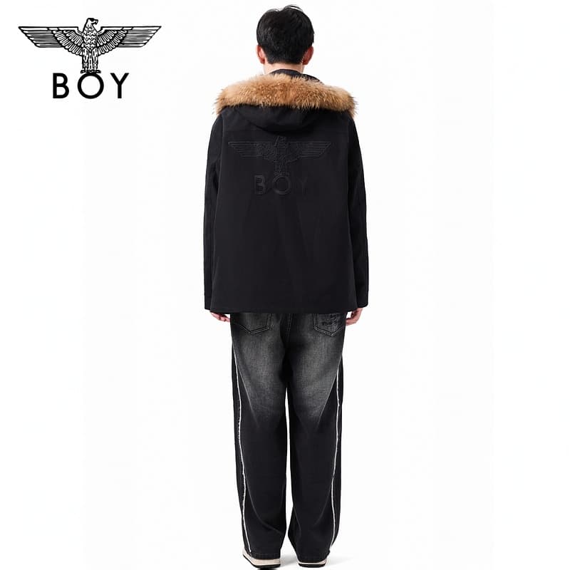 Зимняя куртка BOY LONDON Черный Унисекс Пуховики - изображение 5