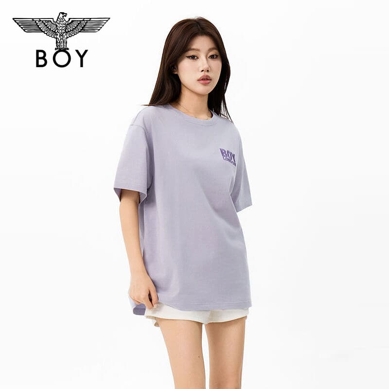 Футболка BOY LONDON Фиолетовый Унисекс T-рубашки - изображение 4
