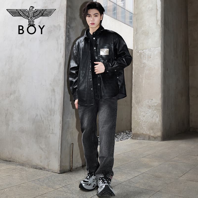 Кожаная куртки Boy London Black Leather Jacket - изображение 7