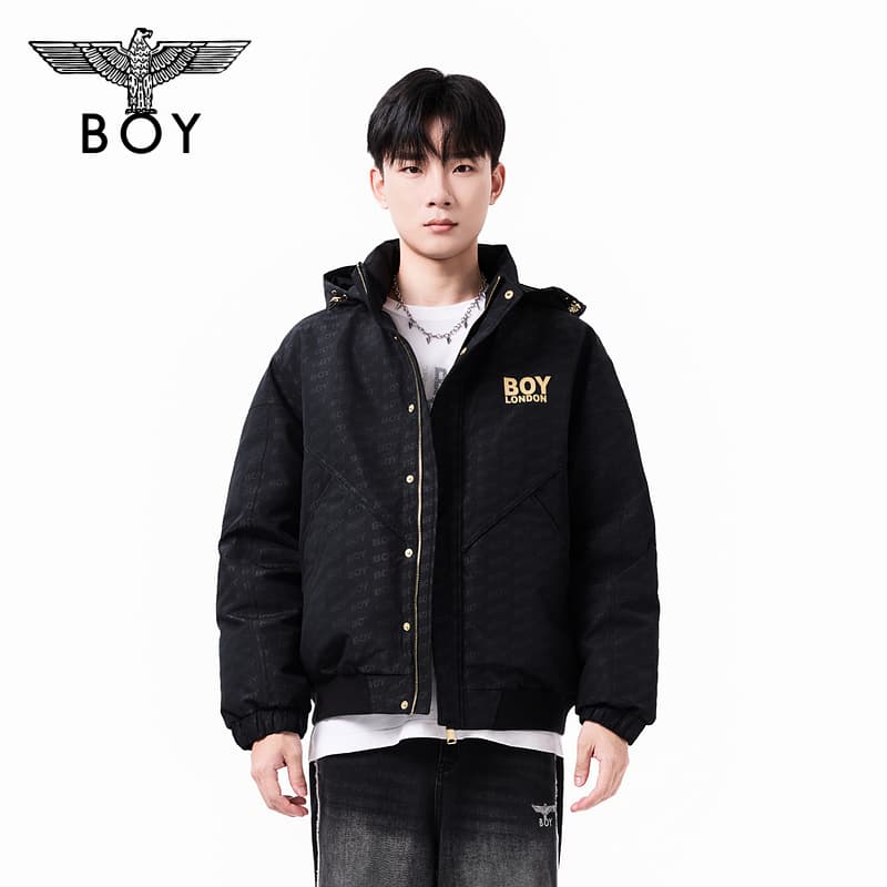 Зимняя куртка Boy London Черный Унисекс Пуховики - изображение 2