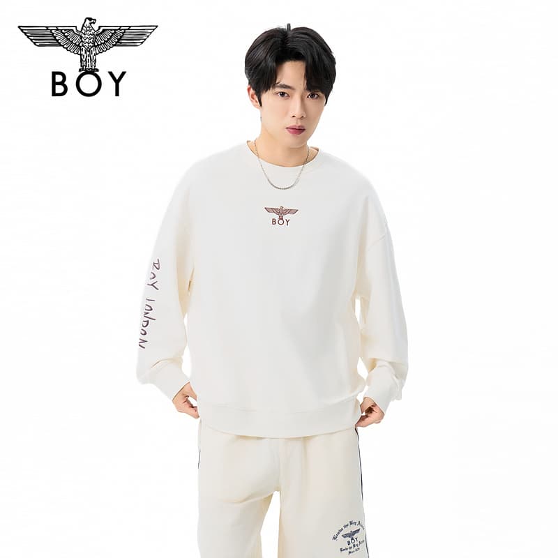 Худи Boy London Экрю Унисекс Толстовка - изображение 4