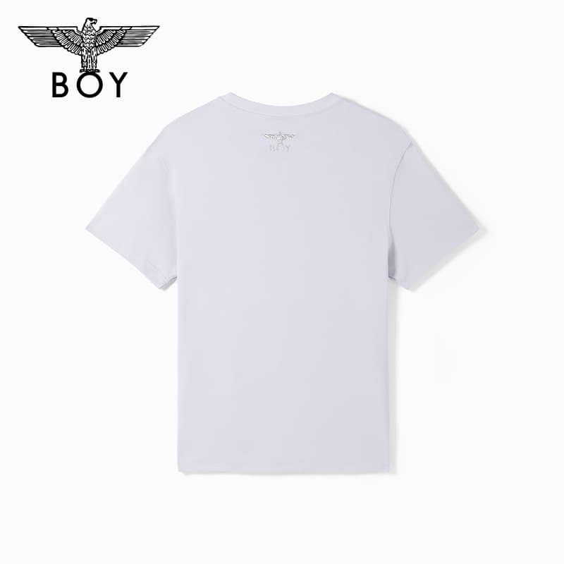 Футболка BOY LONDON Фиолетовые Женские T-рубашки - изображение 2