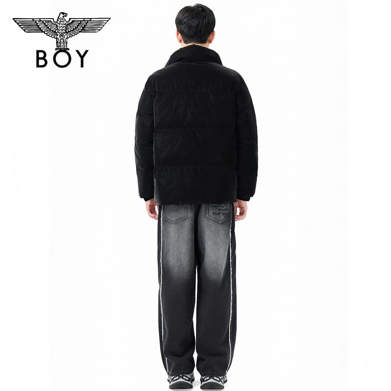 Зимняя куртка Boy London Черный мужской Пуховики - изображение 3