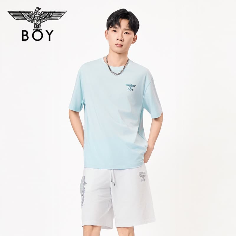 Футболка Boy London Синие Унисекс T-рубашки - изображение 3