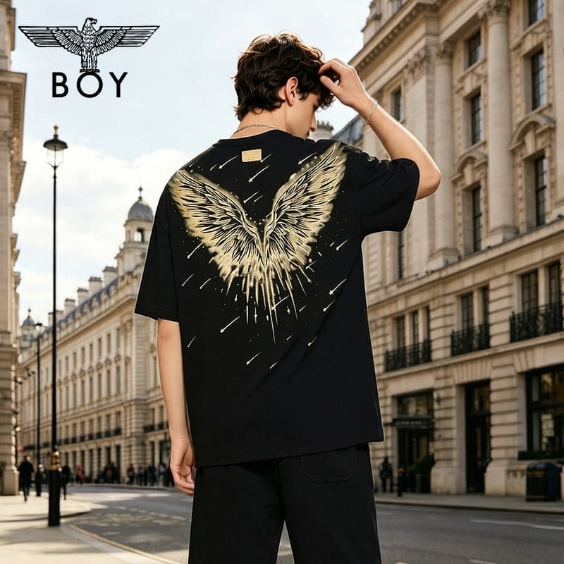 Футболка BOY LONDON Черный Унисекс T-рубашки - изображение 3