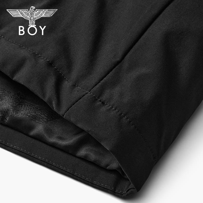 Зимняя куртка пуховик BOY LONDON Хлопковый пуховик унисекс черного цвета - изображение 5