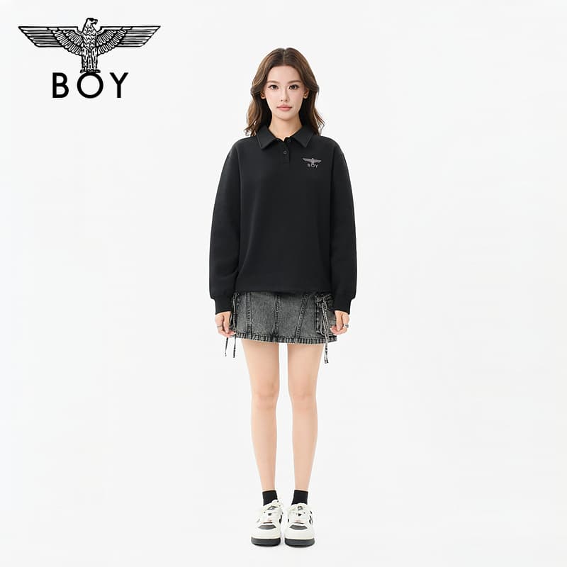 Худи BOY LONDON Черный Женские Толстовки - изображение 5