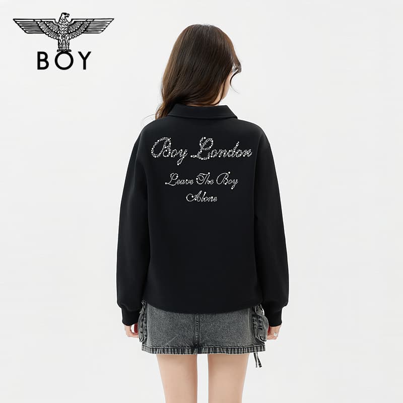 Худи BOY LONDON Черный Женские Толстовки - изображение 4