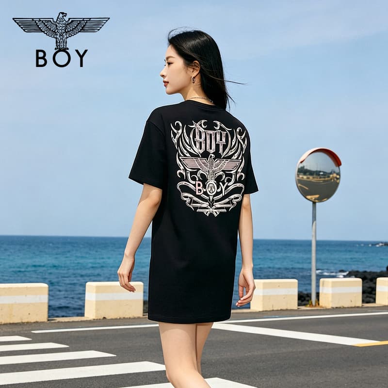 Платье BOY LONDON Короткое платье с короткими рукавами для женщин - изображение 5