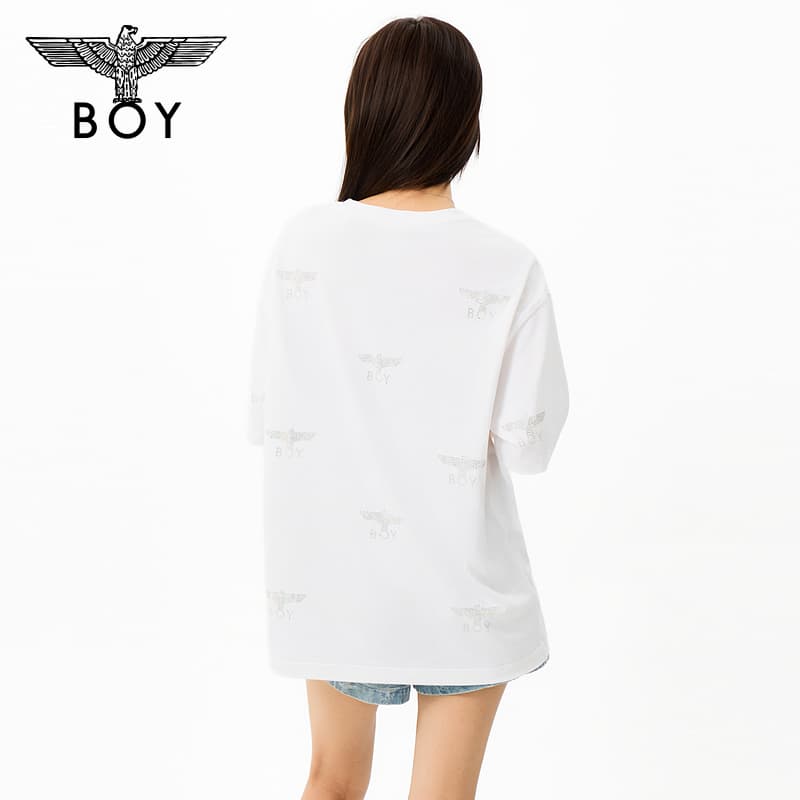 Футболка BOY LONDON Белый Унисекс T-рубашки - изображение 5