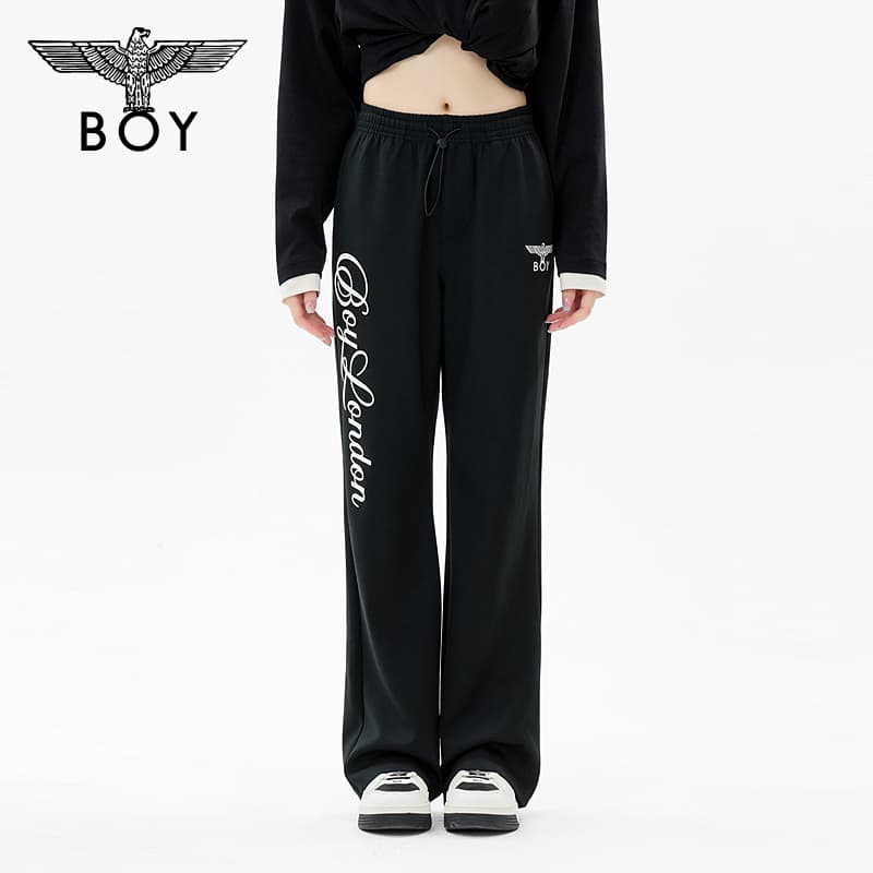 Штаны Boy London Черные Женские Повседневные Штаны - изображение 3