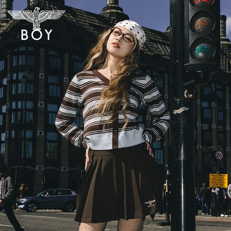 Кофта Boy London Кофе Синий Женская Трикотажная - изображение 6