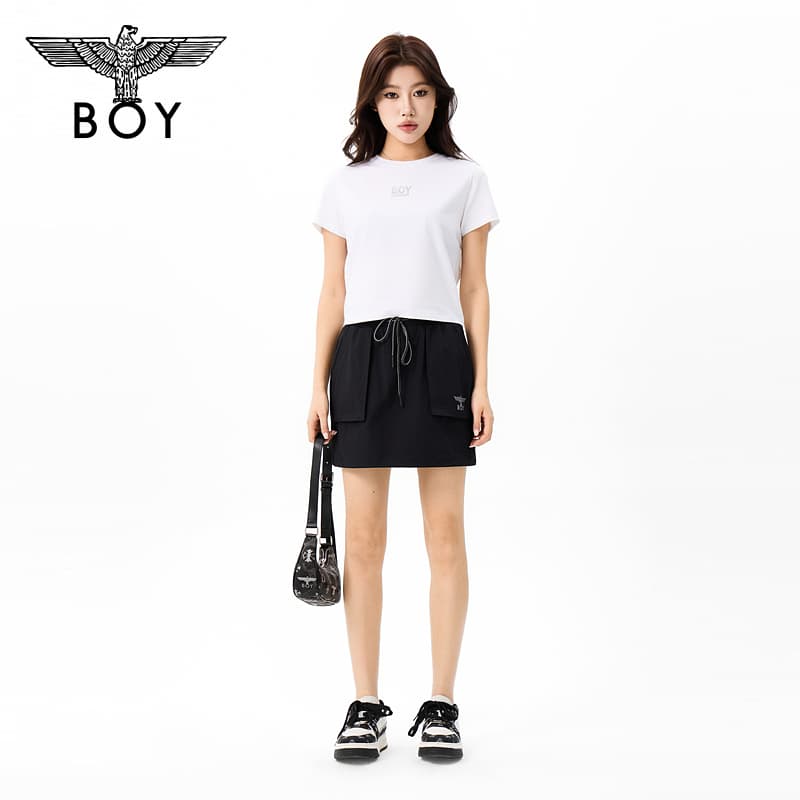 Футболка BOY LONDON Белые Женские T-рубашки - изображение 5