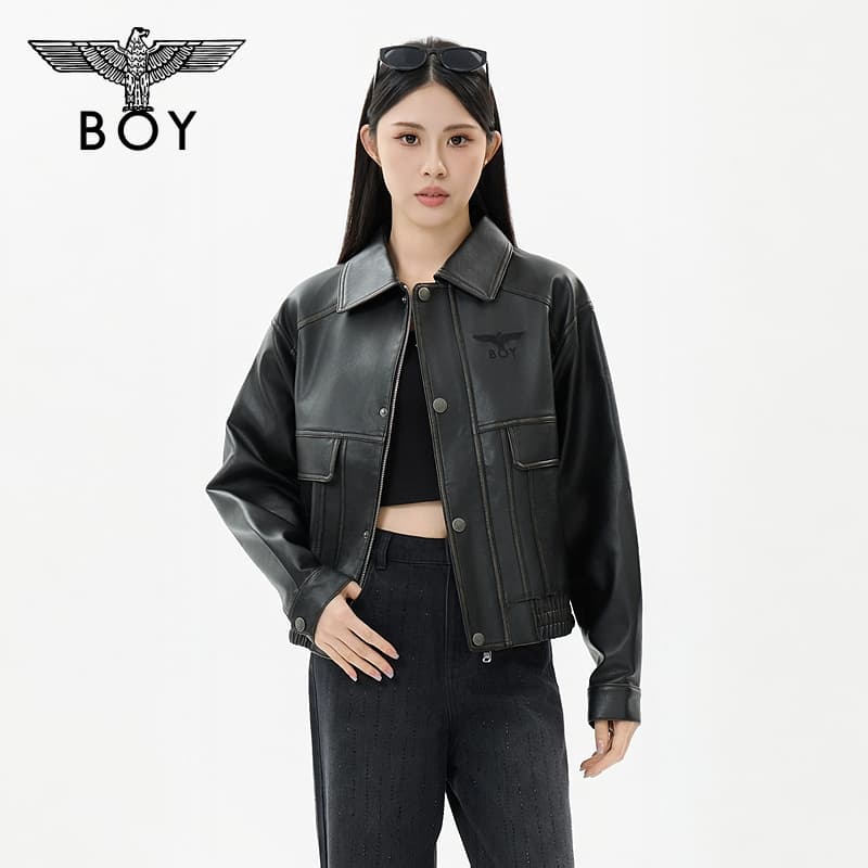 Куртка BOY LONDON Черный Женские Куртки - изображение 3