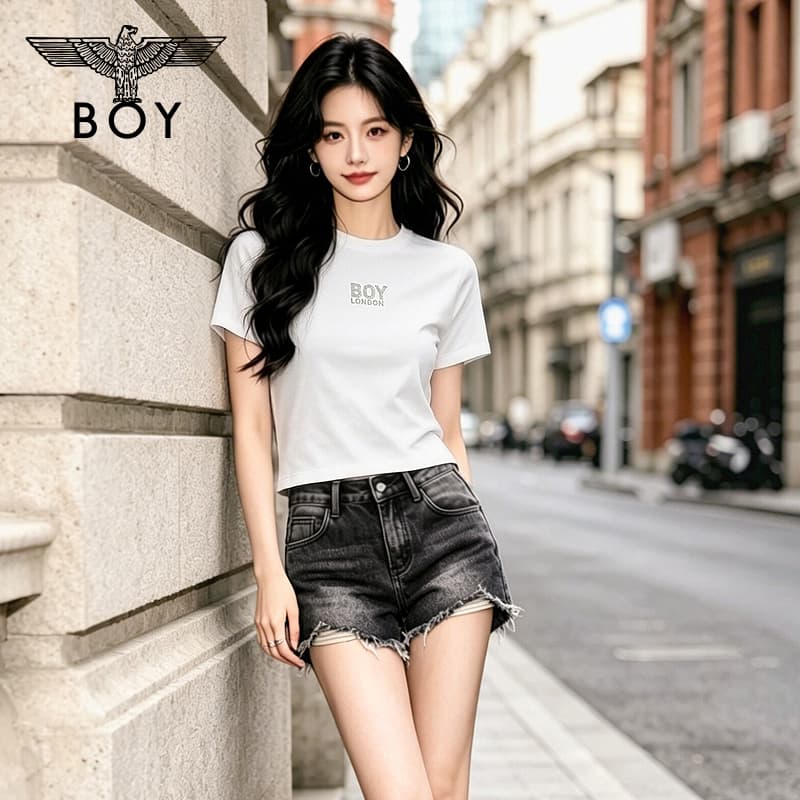 Футболка BOY LONDON Белые Женские T-рубашки - изображение 3
