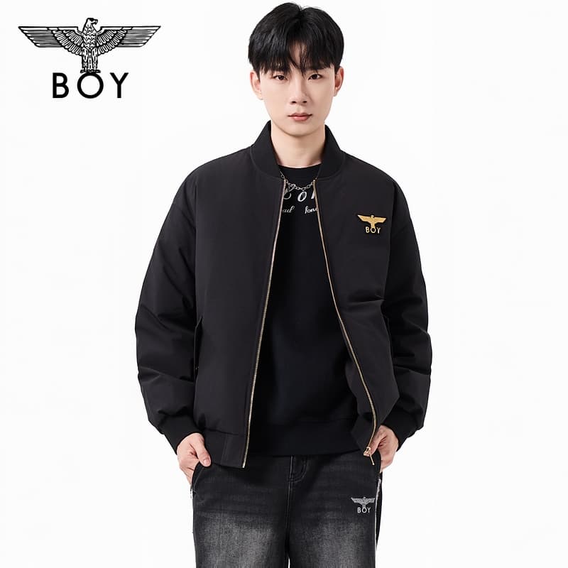 Зимняя куртка Boy London Черный мужской Пуховики - изображение 3