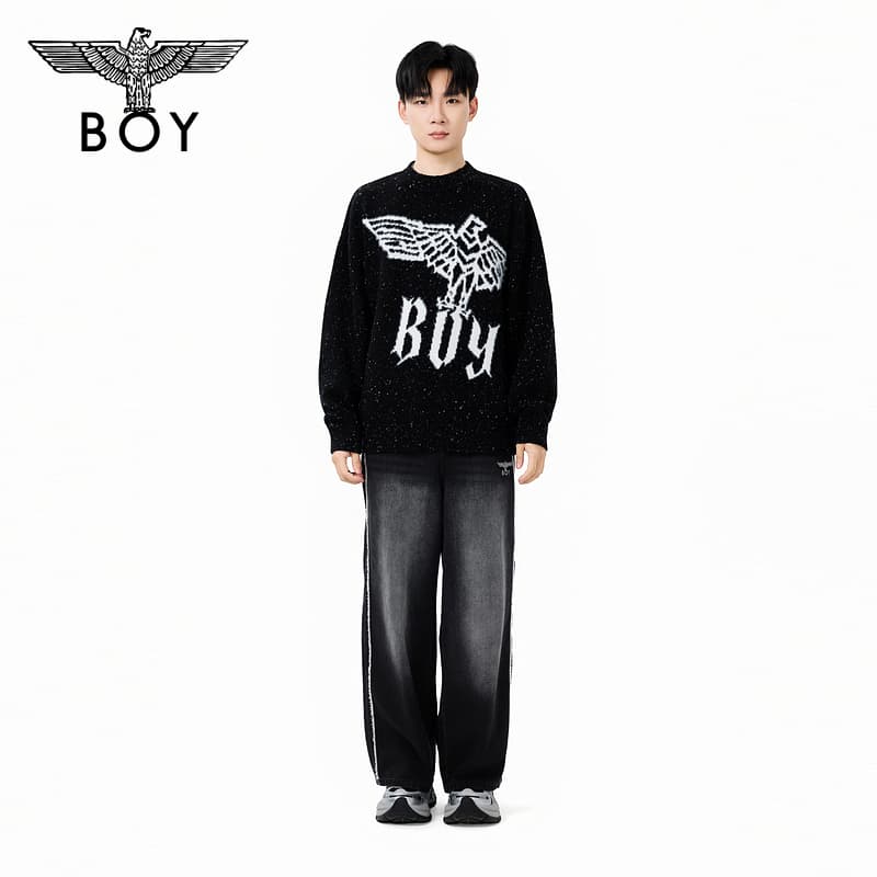 Кофта BOY LONDON Черные Унисекс Свитеры - изображение 6