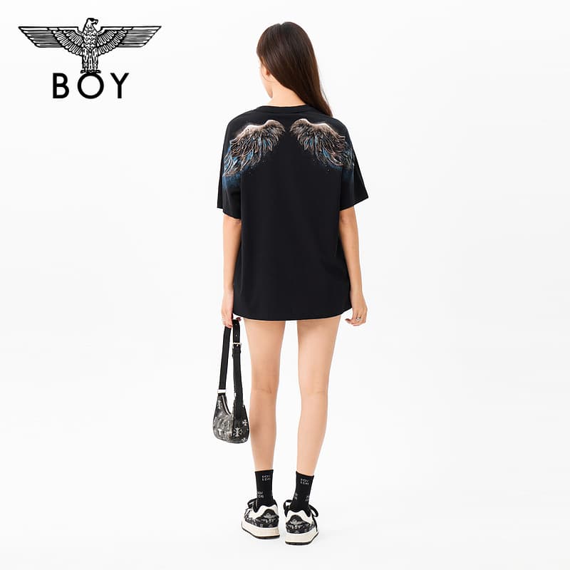 Футболка BOY LONDON Черный Унисекс T-рубашки - изображение 5