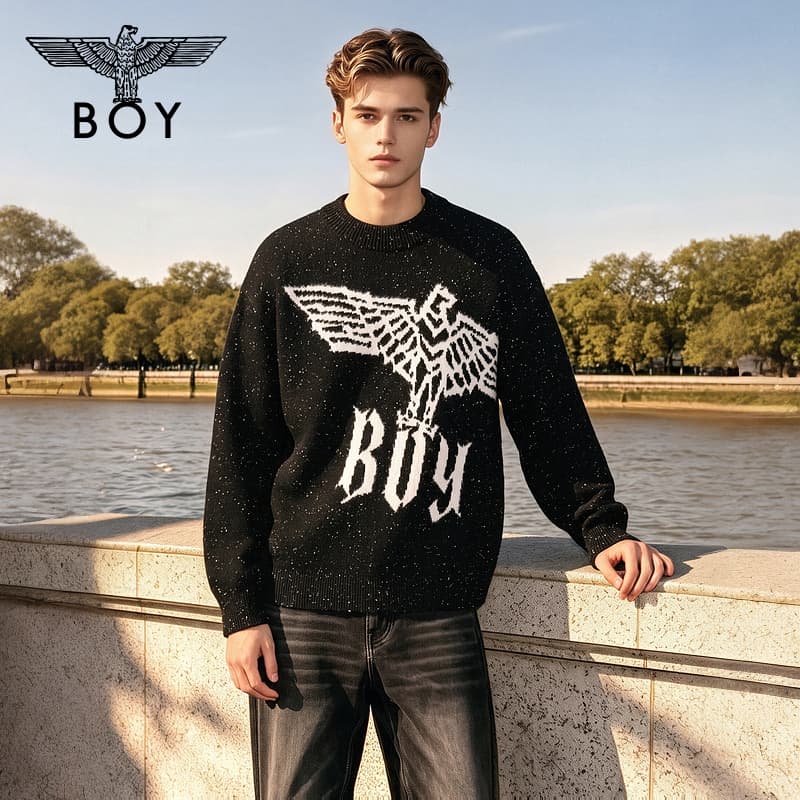 Кофта BOY LONDON Черные Унисекс Свитеры - изображение 3
