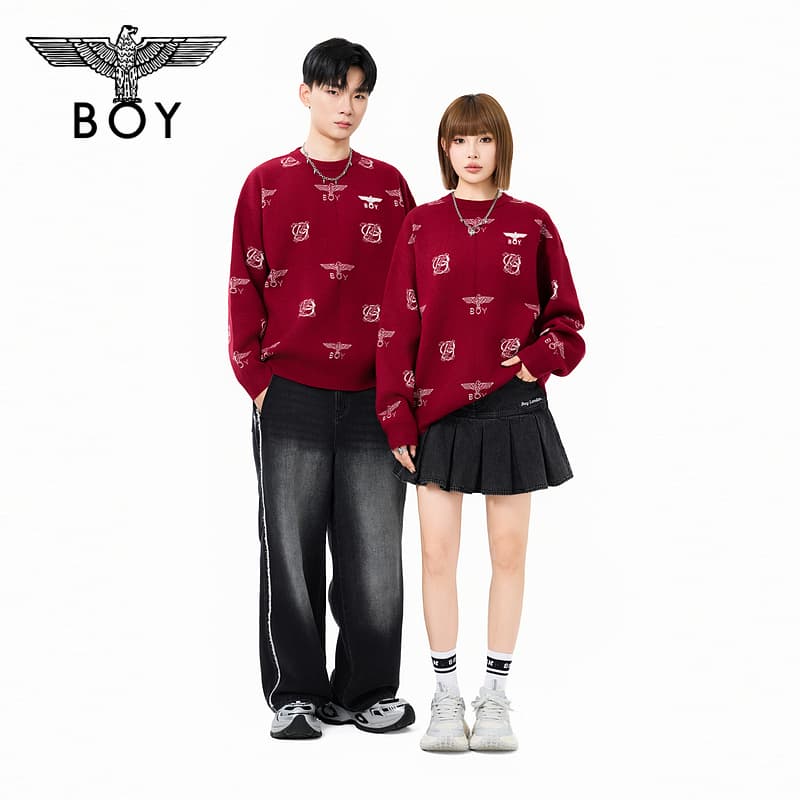 Кофта BOY LONDON Red Unisex Свитера - изображение 6