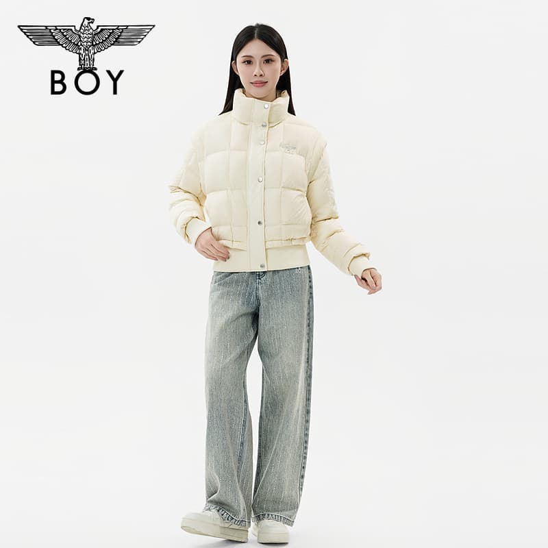 Пуховик Boy London Белый Женские Пуховики - изображение 4