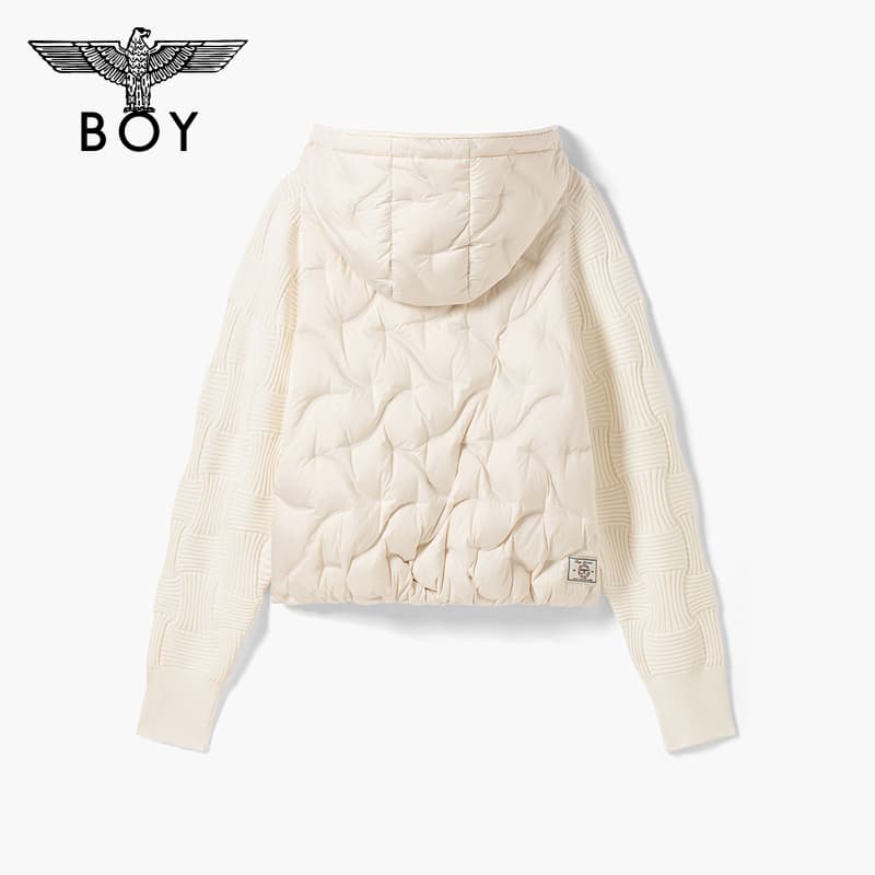 Пуховик BOY LONDON Белый Женские Пуховики - изображение 2