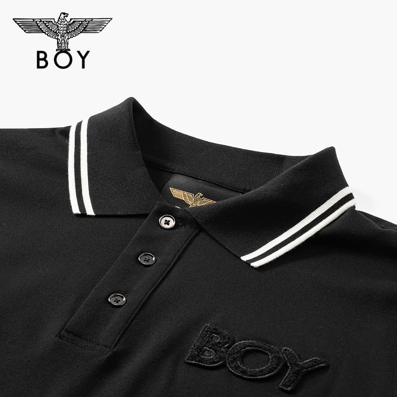 Поло BOY LONDON Черное Унисекс Поло - изображение 3