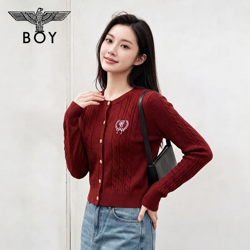 Кофта Boy London Бургунди Женский Трикотаж - изображение 3