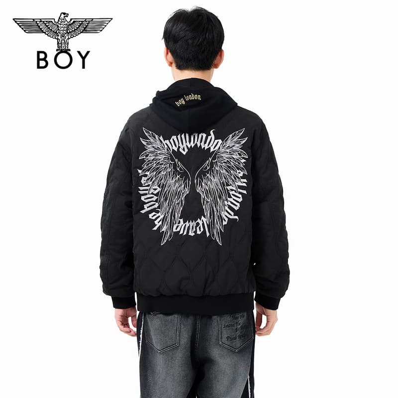 Зимняя куртка пуховик BOY LONDON Хлопковый пуховик унисекс - изображение 3