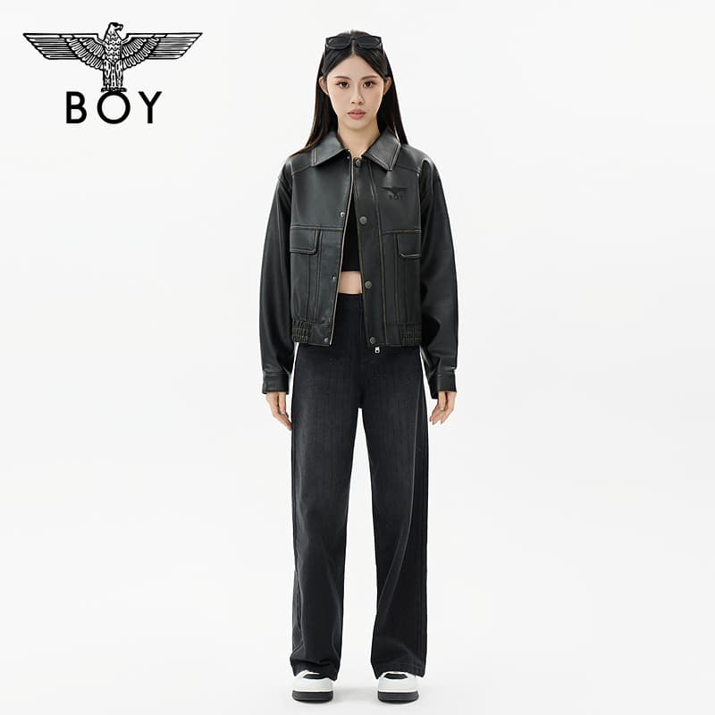 Куртка BOY LONDON Черный Женские Куртки - изображение 5