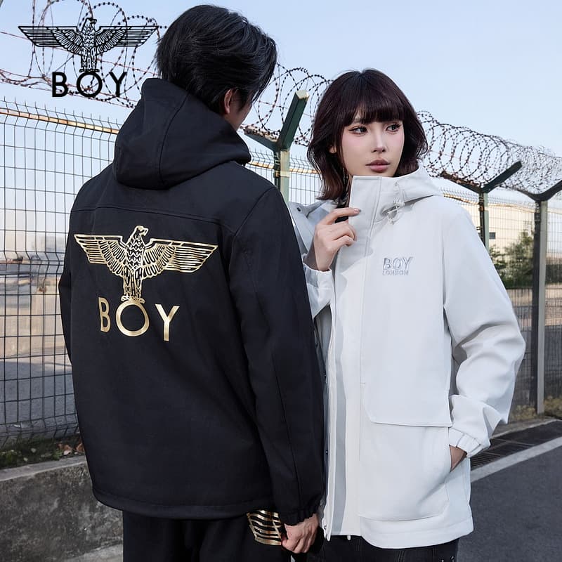 Куртка BOY LONDON Куртки и Пальто Унисекс Экрю - изображение 4