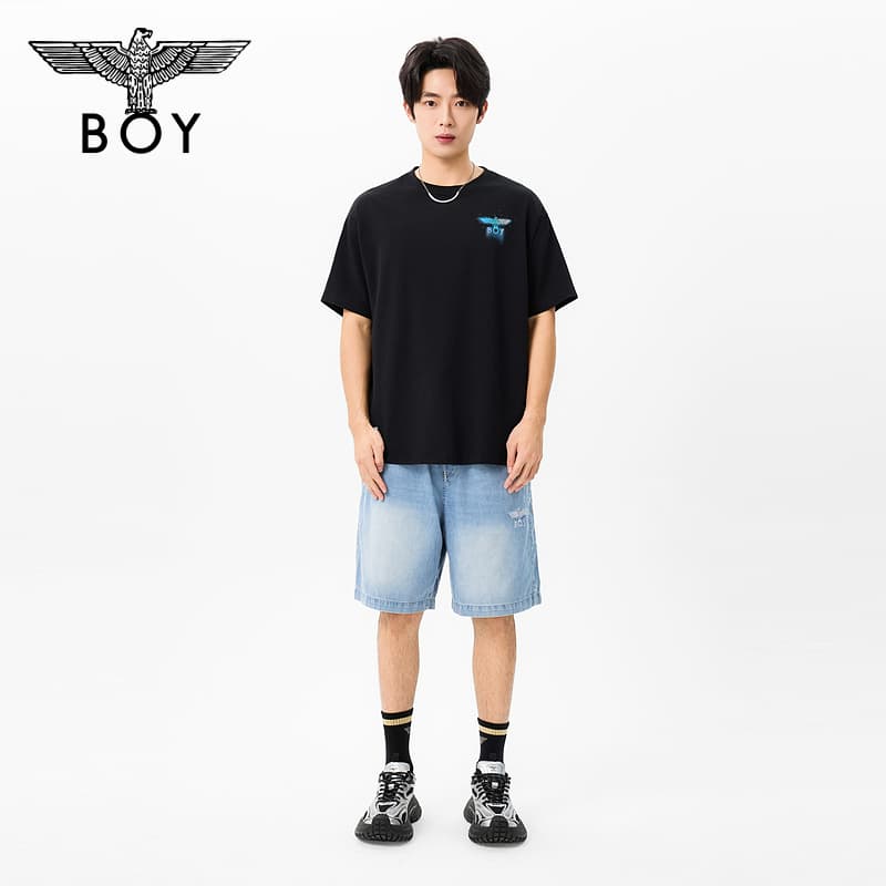 Футболка BOY LONDON Черный Унисекс T-рубашки - изображение 6