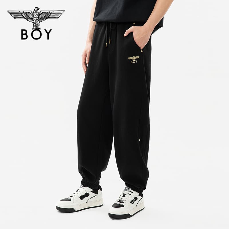 Штаны BOY LONDON Мужские Повседневные Брюки Черные - изображение 4