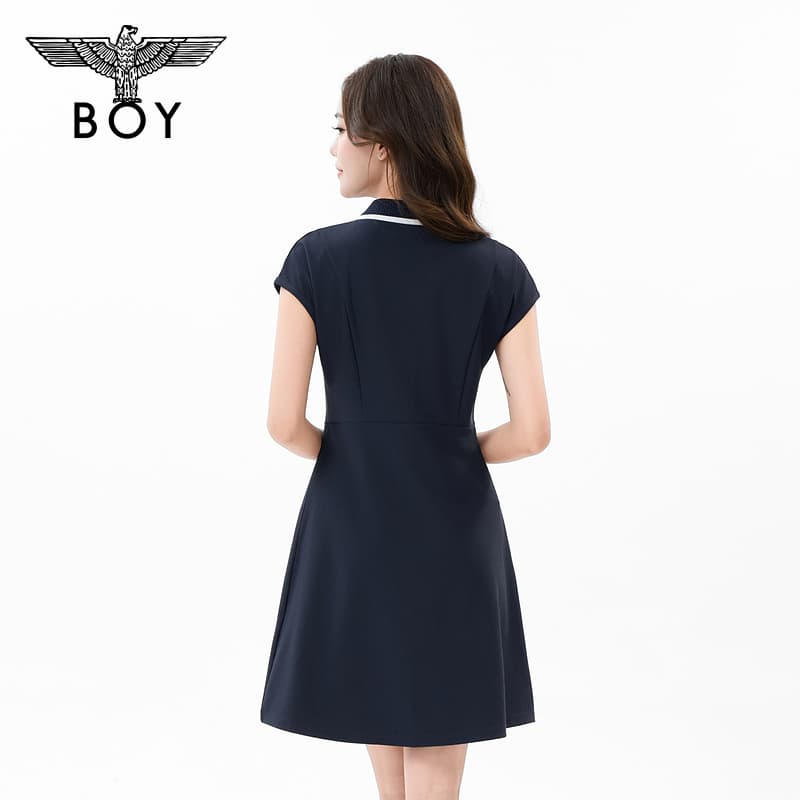 Boy London Темно-синий Женские Платья без рукавов - изображение 4