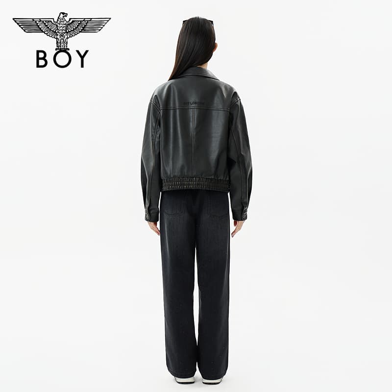 Куртка BOY LONDON Черный Женские Куртки - изображение 6