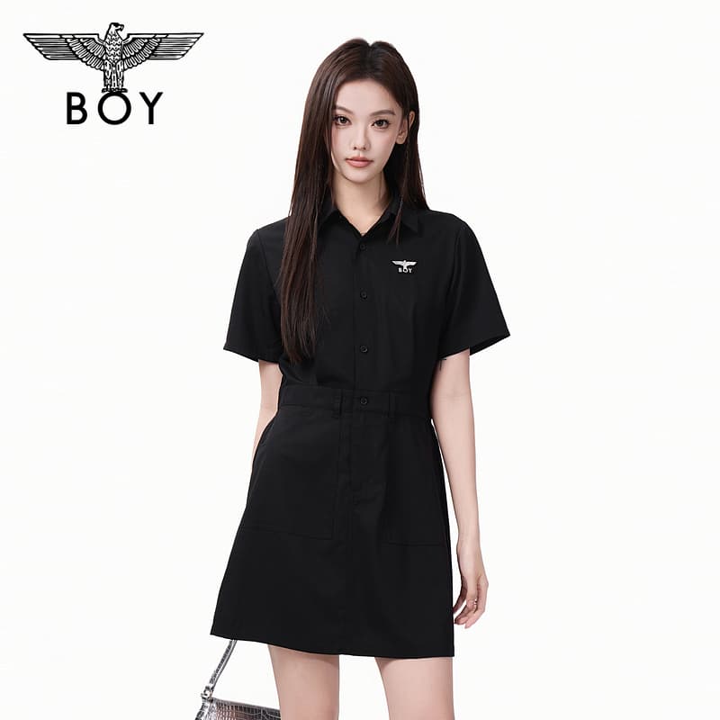 Платье BOY LONDON Короткое платье с короткими рукавами для женщин - изображение 3