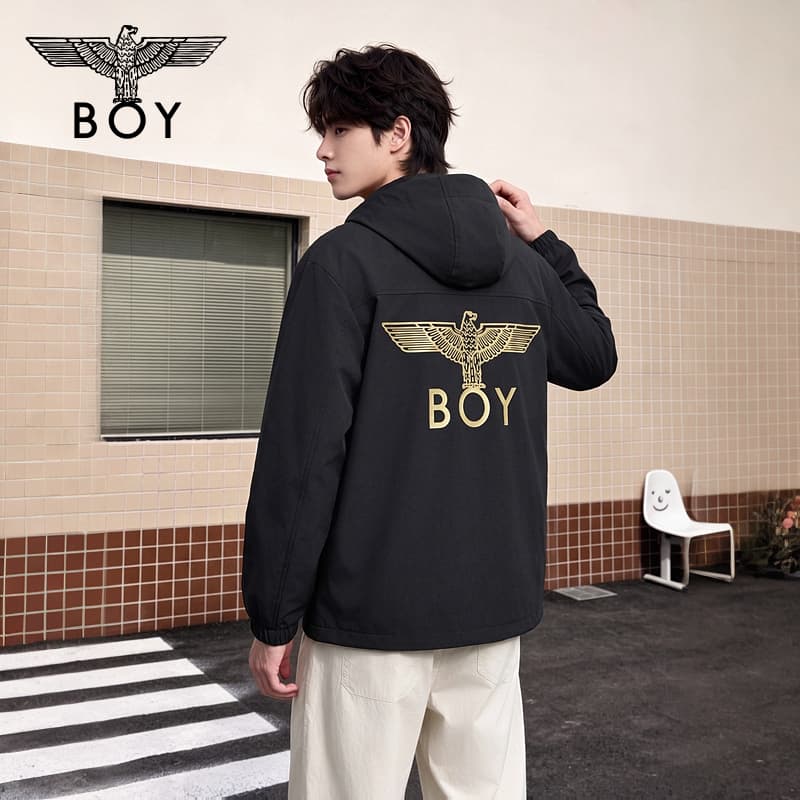 Куртка BOY LONDON Куртки и Пальто Унисекс Черный - изображение 3