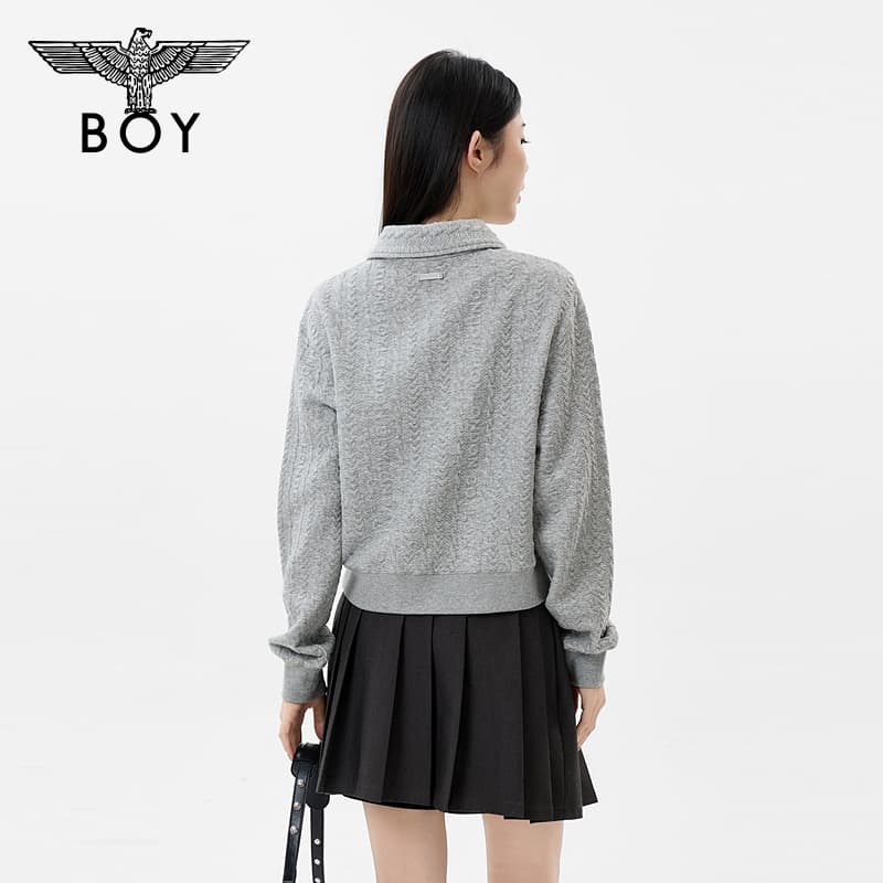 Худи Boy London Серый Женский Толстовка - изображение 4