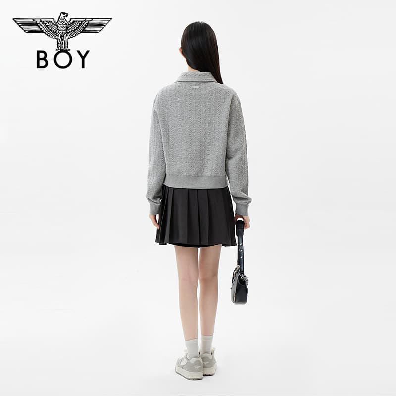 Худи Boy London Серый Женский Толстовка - изображение 5