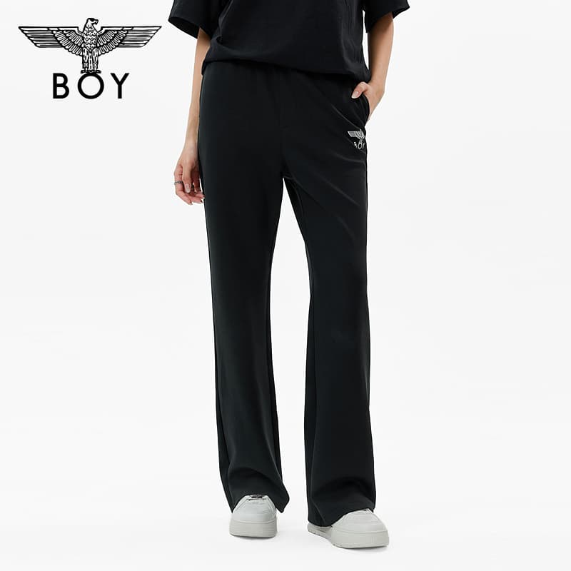 Штаны Boy London Черные Женские Повседневные Штаны - изображение 3
