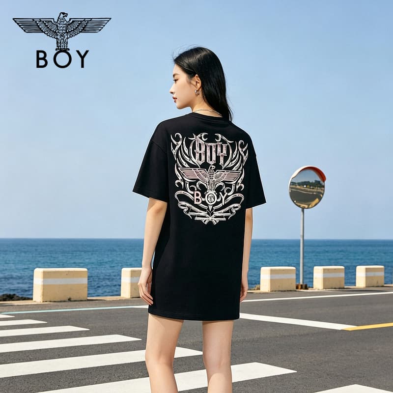 Платье BOY LONDON Короткое платье с короткими рукавами для женщин - изображение 3