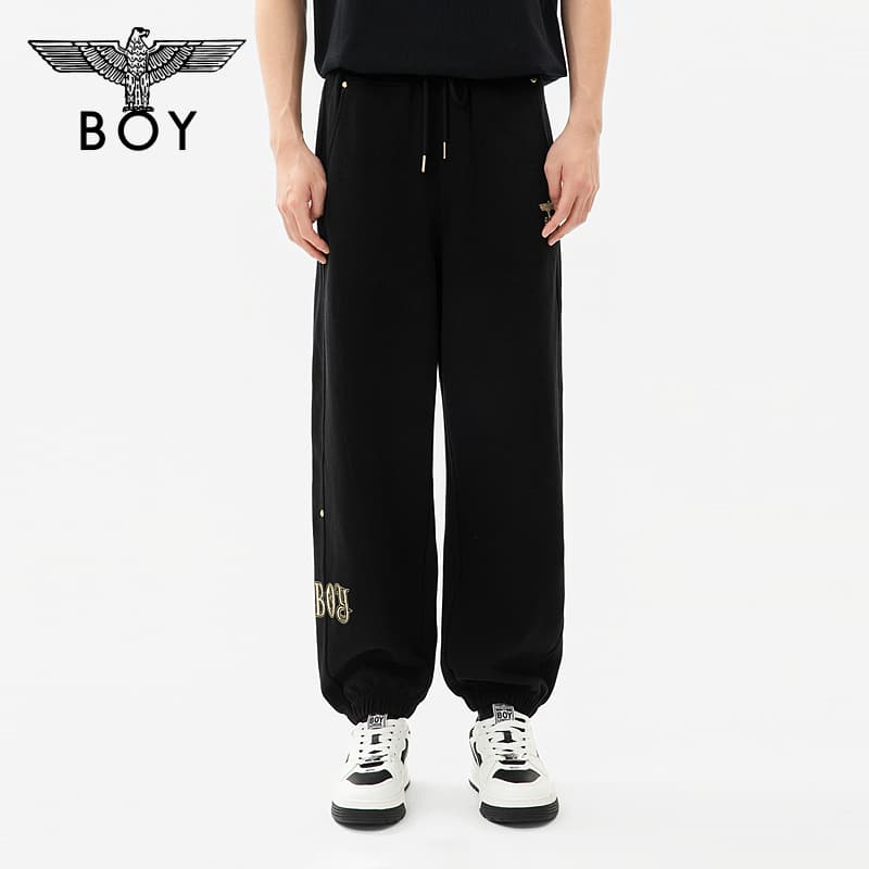 Штаны BOY LONDON Мужские Повседневные Брюки Черные - изображение 3
