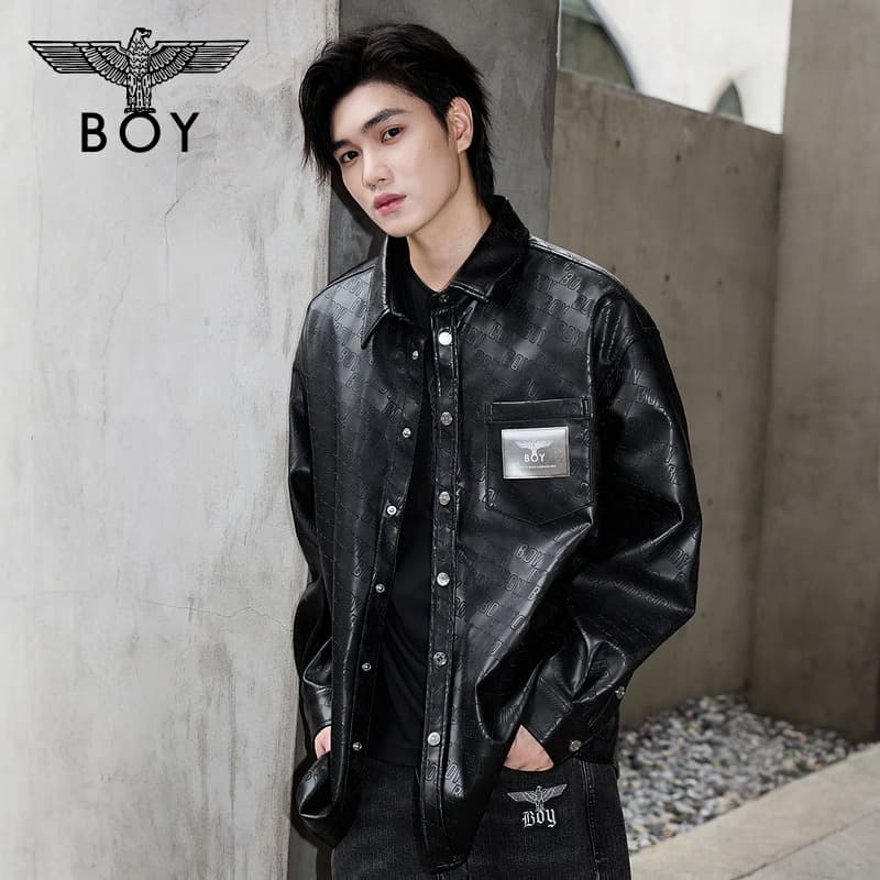 Кожаная куртки Boy London Black Leather Jacket - изображение 5