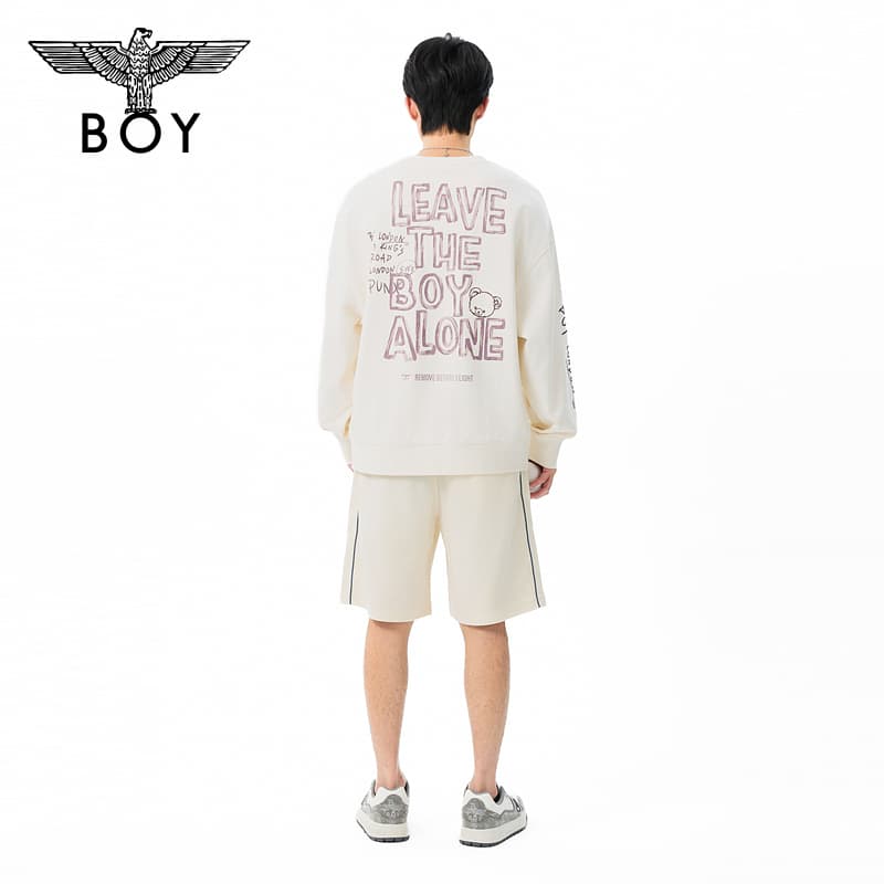 Худи Boy London Экрю Унисекс Толстовка - изображение 5