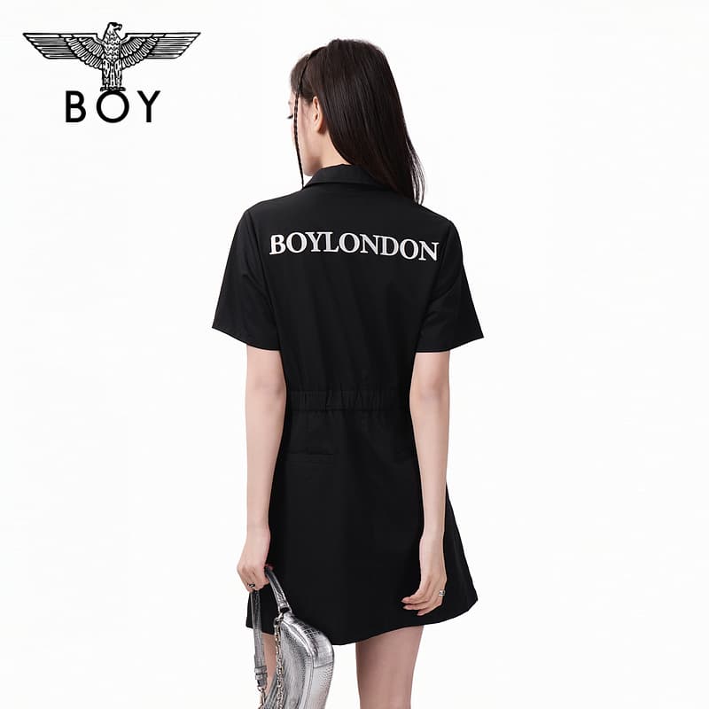 Платье BOY LONDON Короткое платье с короткими рукавами для женщин - изображение 2
