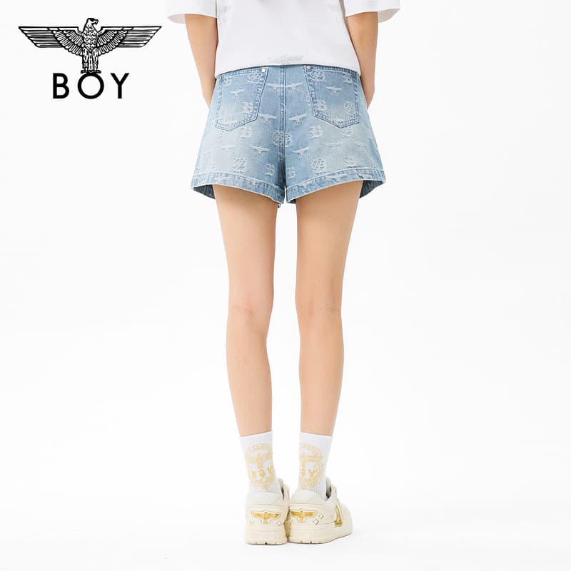 BOY LONDON Джинсовые шорты Женские - изображение 4