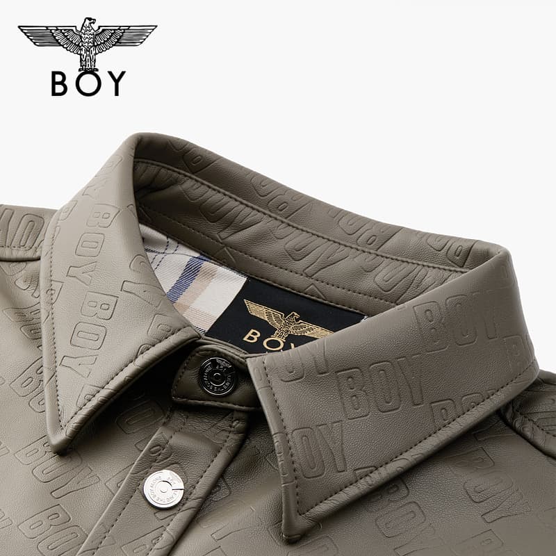 Кожаная куртки Boy London Зелёный Мужской Кожаные куртки - изображение 3